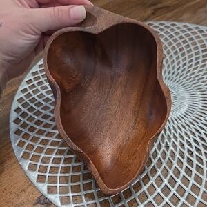 Handcrafted Wooden Decorative Bowl - Brown